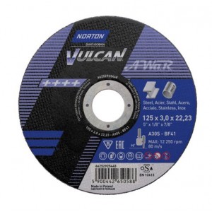 product photo Tarcza do cięcia stali 125x3,0x22,23 A30S VULCAN