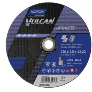 product photo Tarcza do cięcia stali 230x2,5x22,23 A30S VULCAN